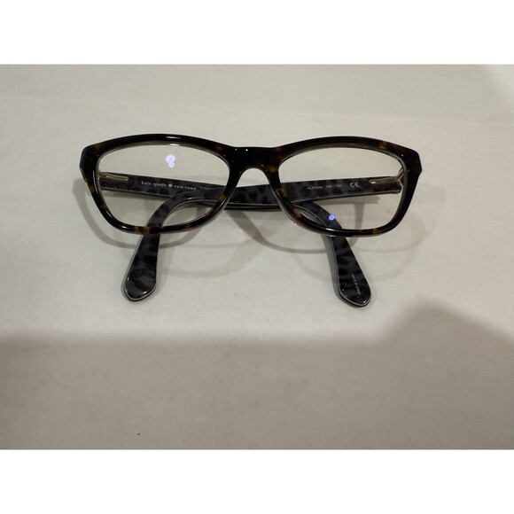 KATE SPADE NEW YORK ALAYSHA 086 DARK HAVANA AUTHENTIC EYEGLASSES W/CASE - Picture 5 of 16